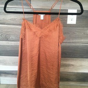 Nine West Rust Orange Tank